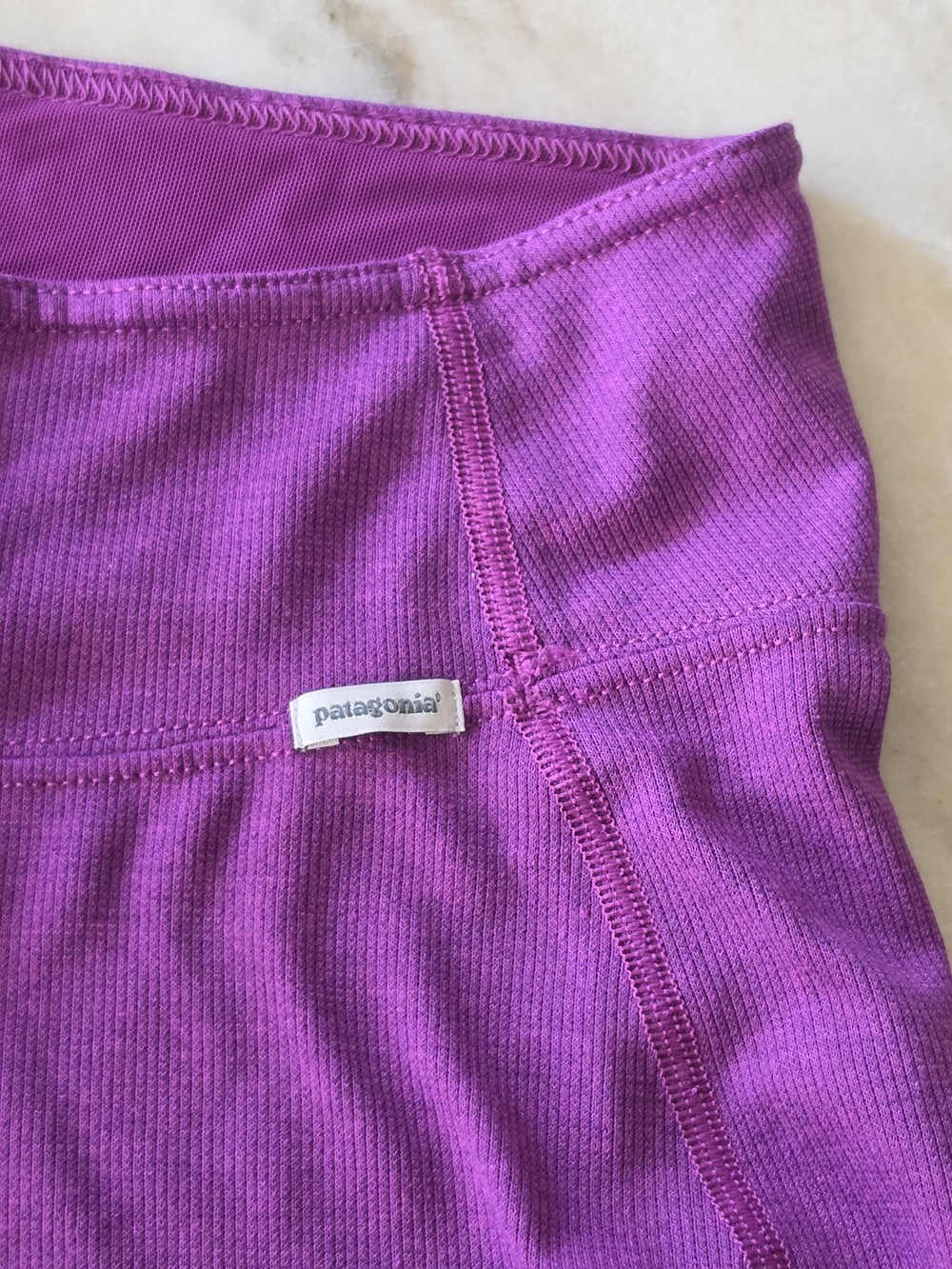 Patagonia Women's Purple Ribbed Baselayer